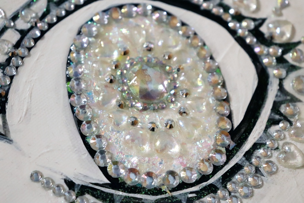 絵画「EYE (White Diamond)」