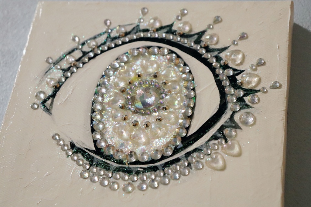絵画「EYE (White Diamond)」