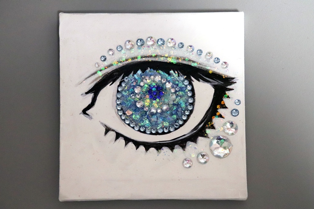 絵画「EYE (aquamarine)」