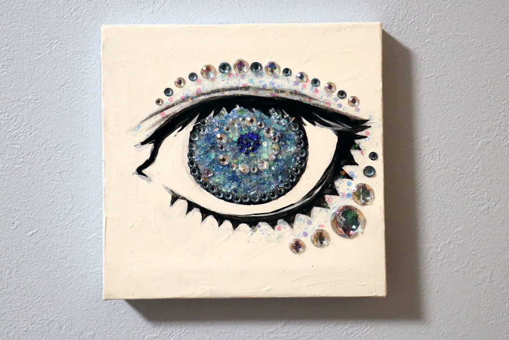 絵画「EYE (aquamarine)」