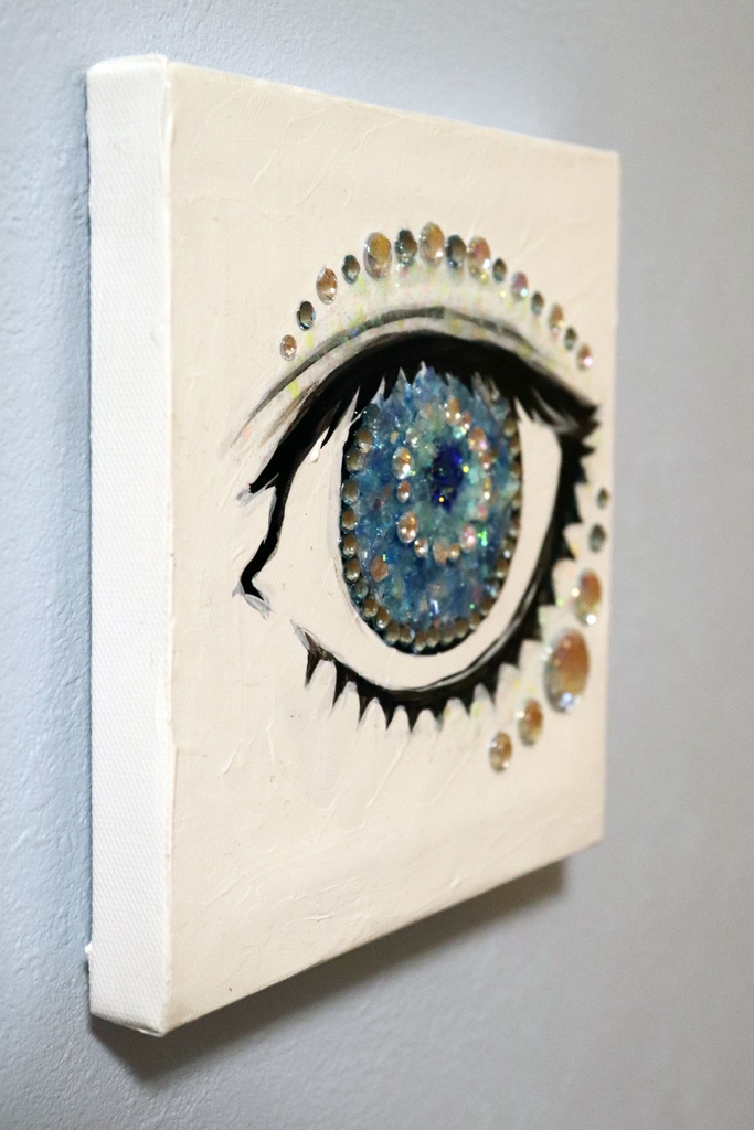 絵画「EYE (aquamarine)」
