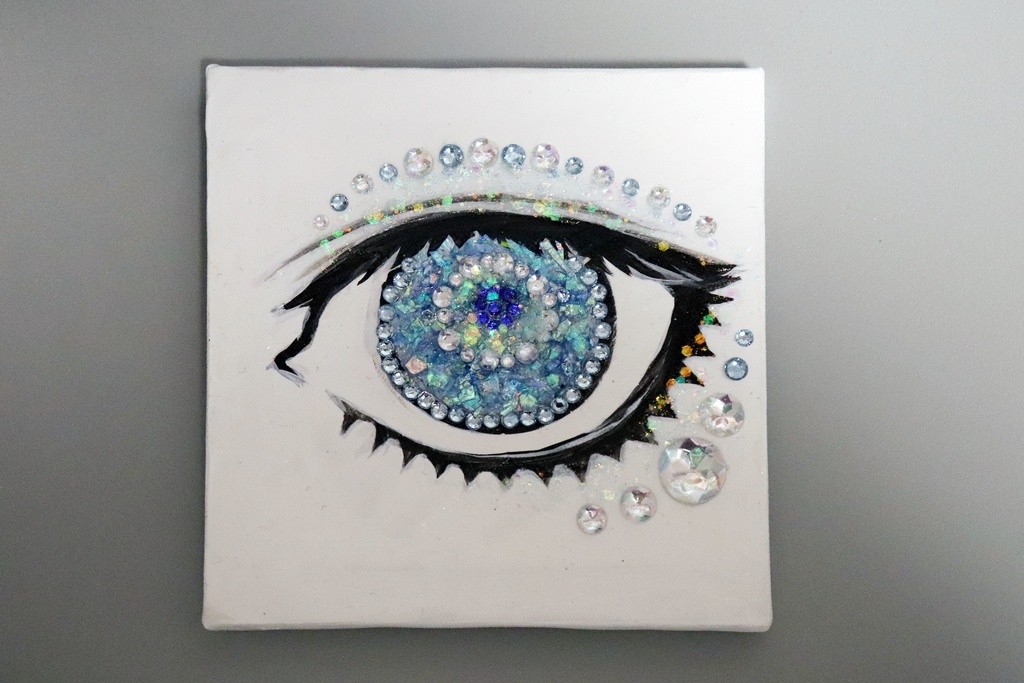 絵画「EYE (aquamarine)」