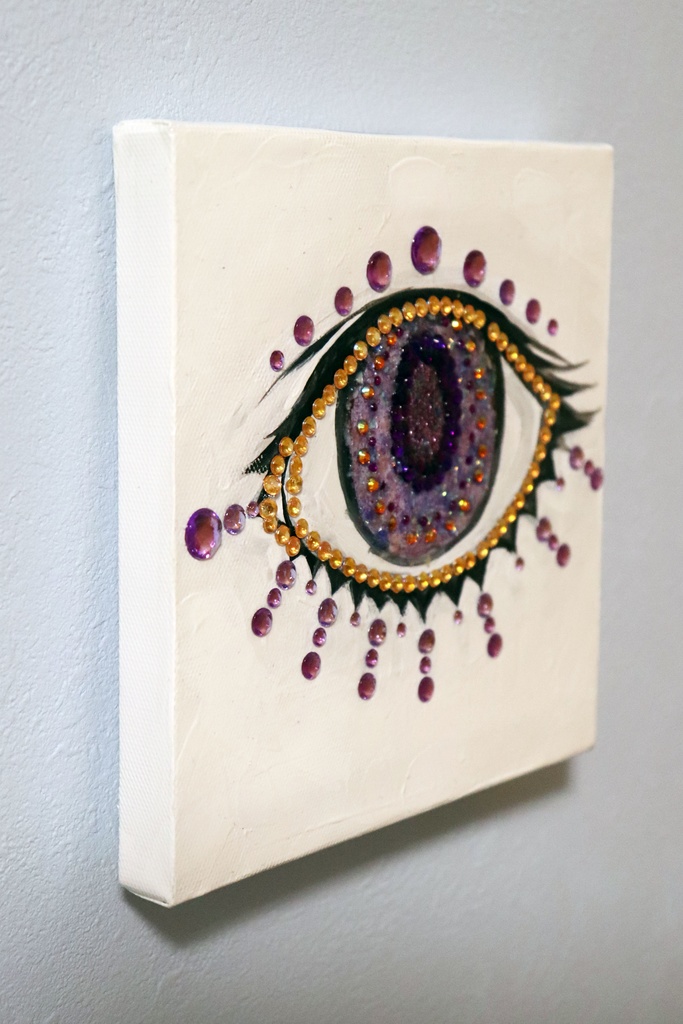 絵画「EYE (amethyst)」