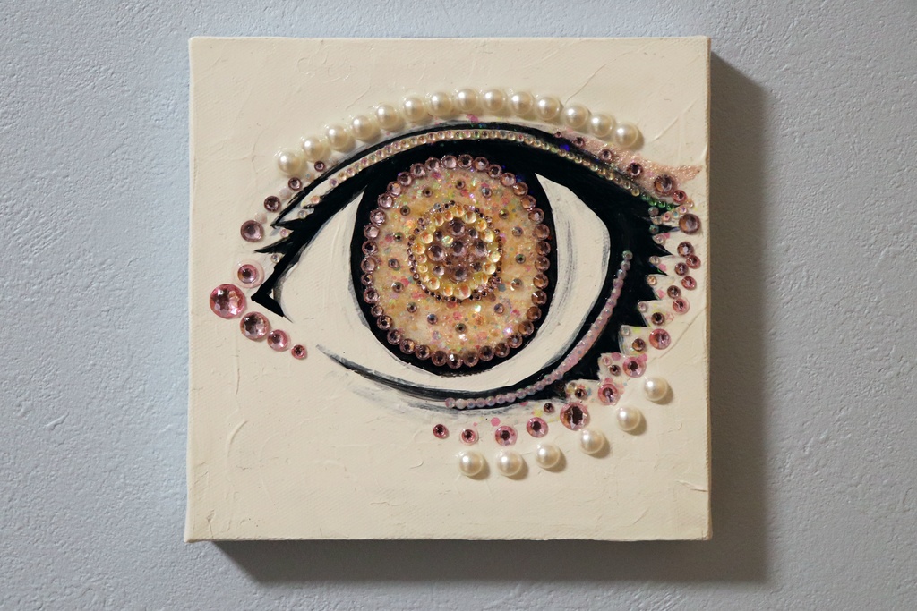 絵画「EYE (Fancy Pink Diamond)」
