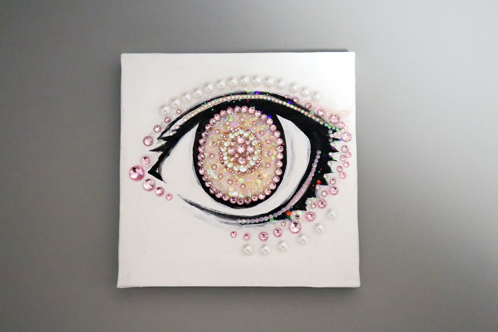 絵画「EYE (Fancy Pink Diamond)」
