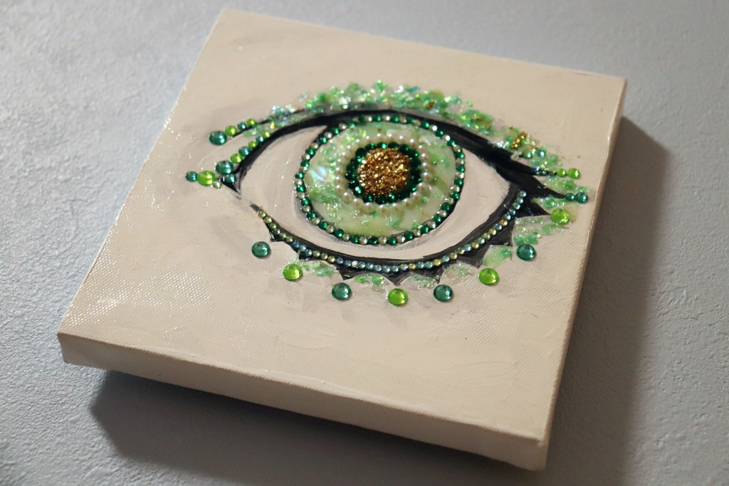 絵画「EYE (Jade)」