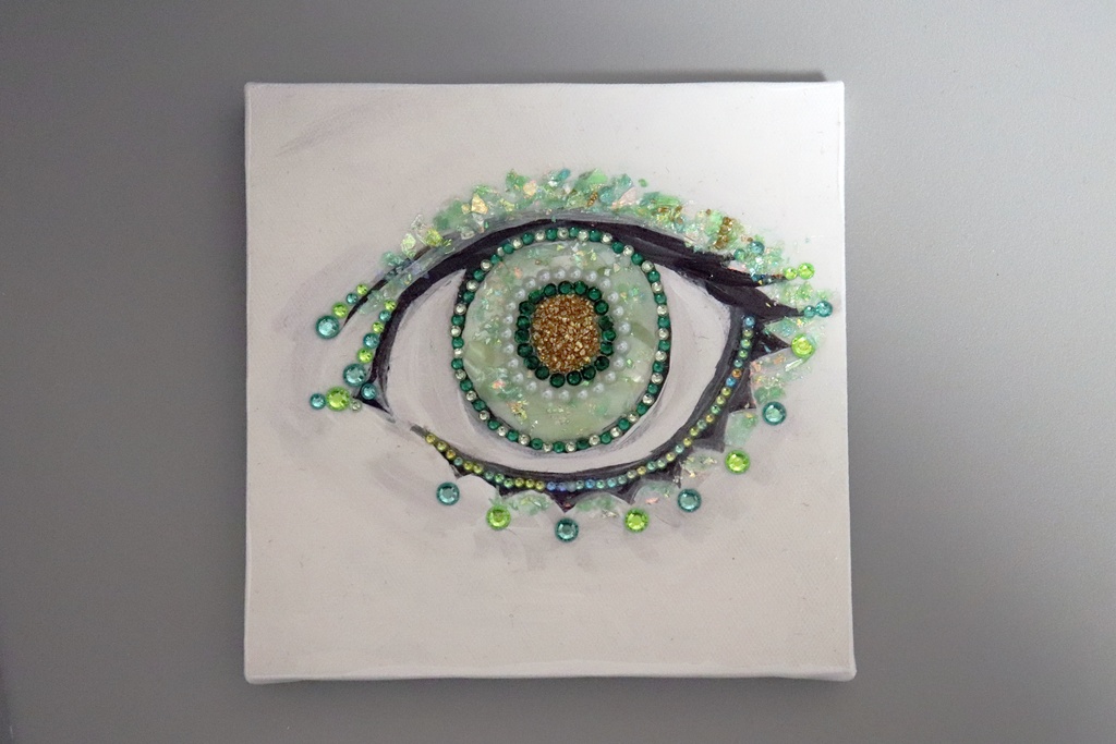 絵画「EYE (Jade)」