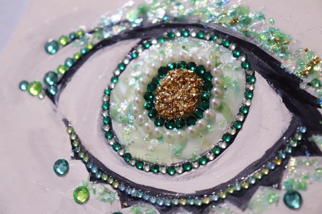 絵画「EYE (Jade)」