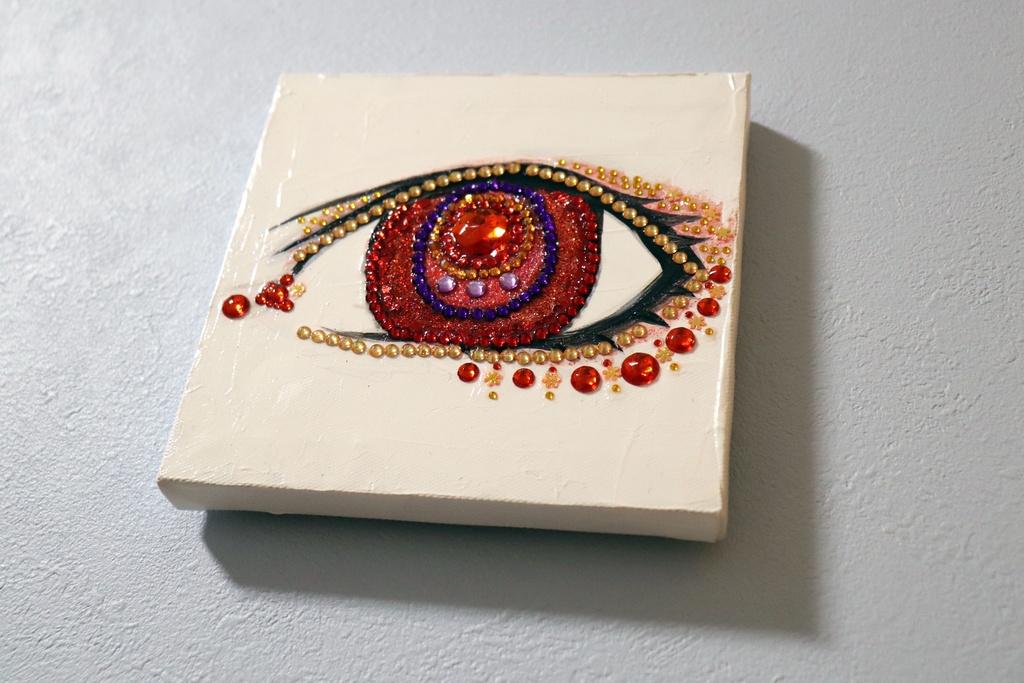 絵画「EYE (Ruby)」
