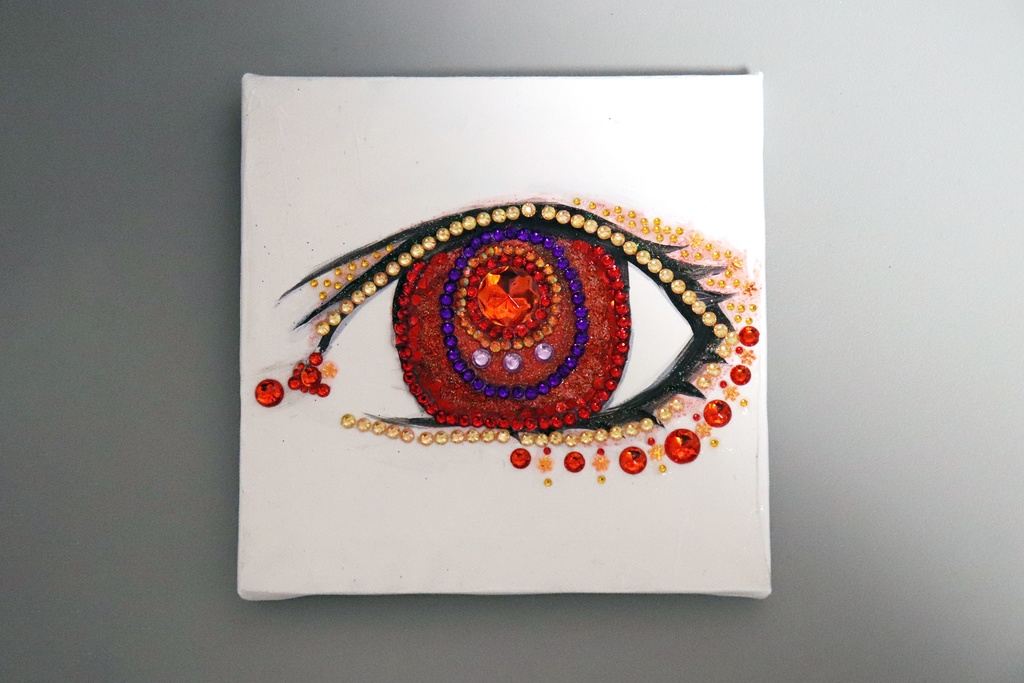 絵画「EYE (Ruby)」