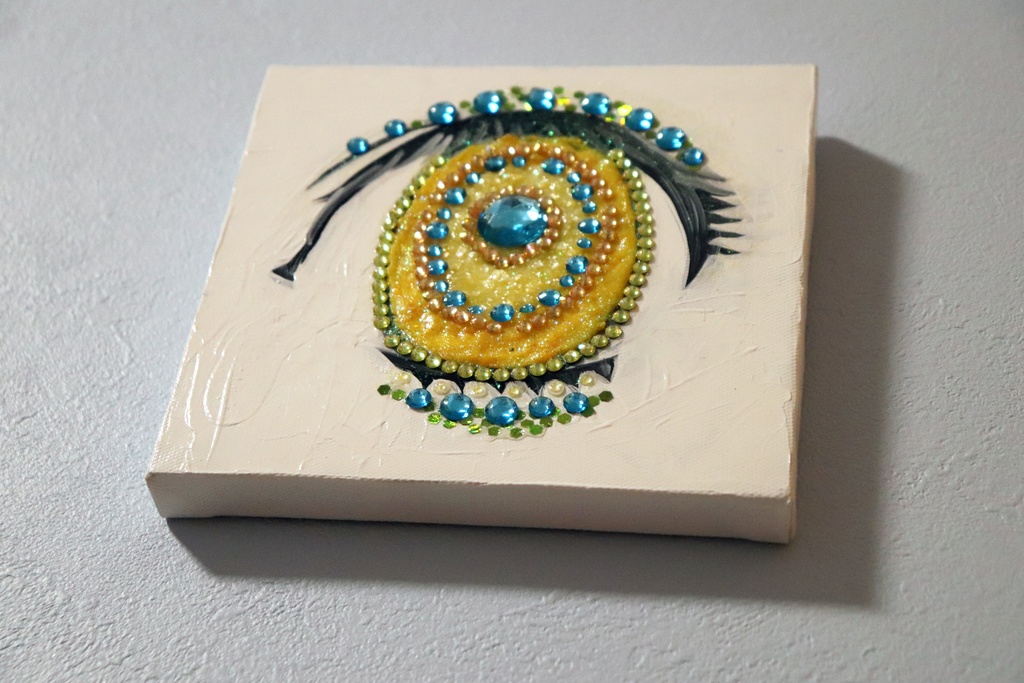 絵画「EYE (Citrine)」