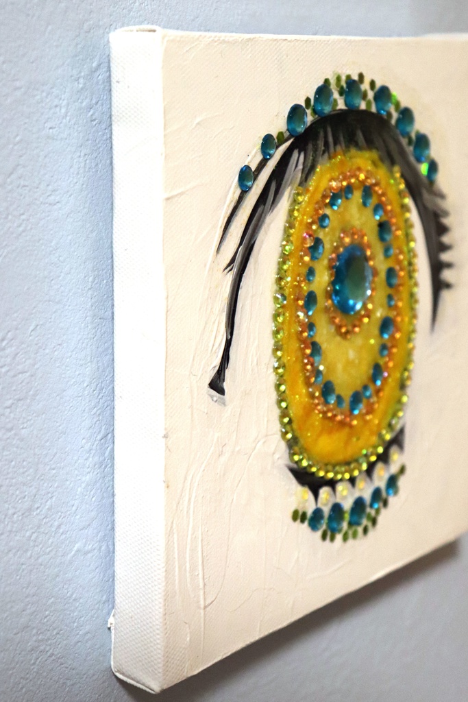 絵画「EYE (Citrine)」