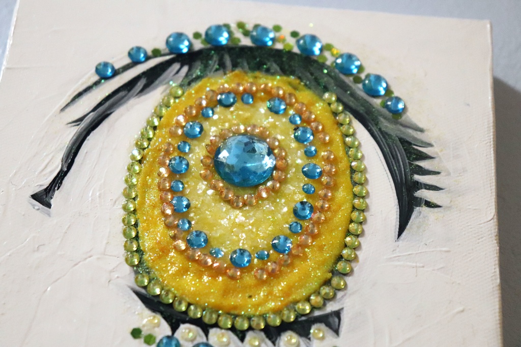 絵画「EYE (Citrine)」