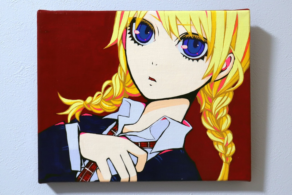 絵画「HEROINE MIKA(before)」