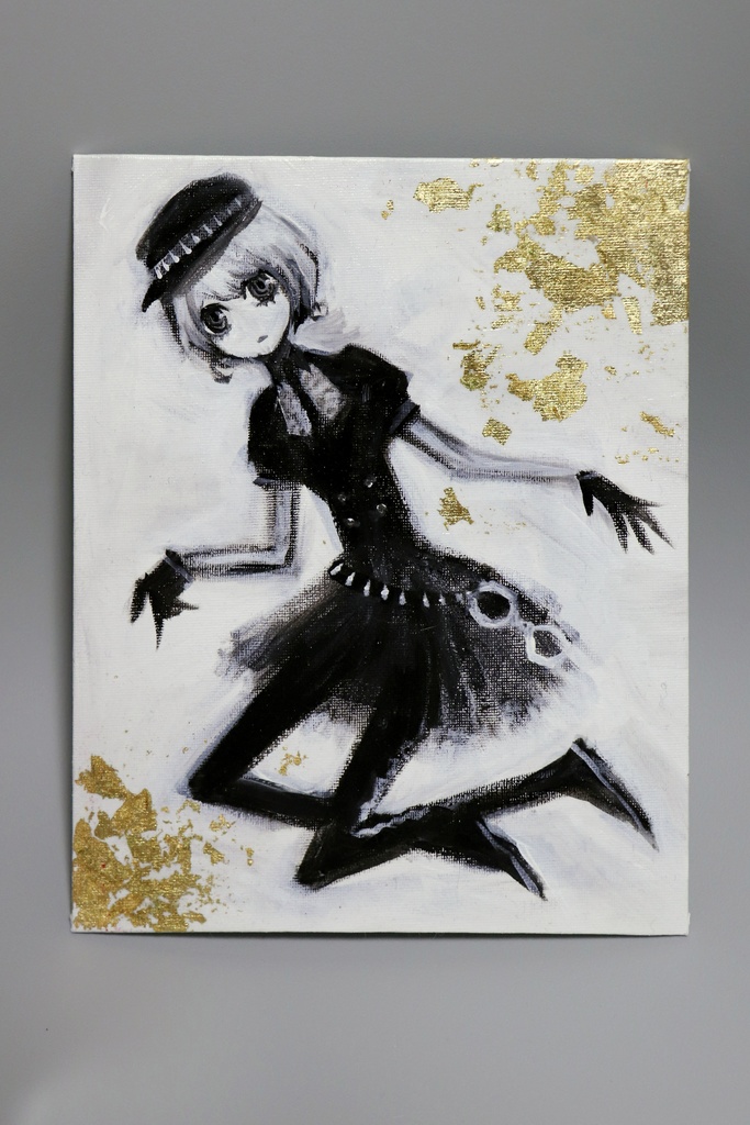 絵画「OshareK（細くてちっちゃいバージョン）」