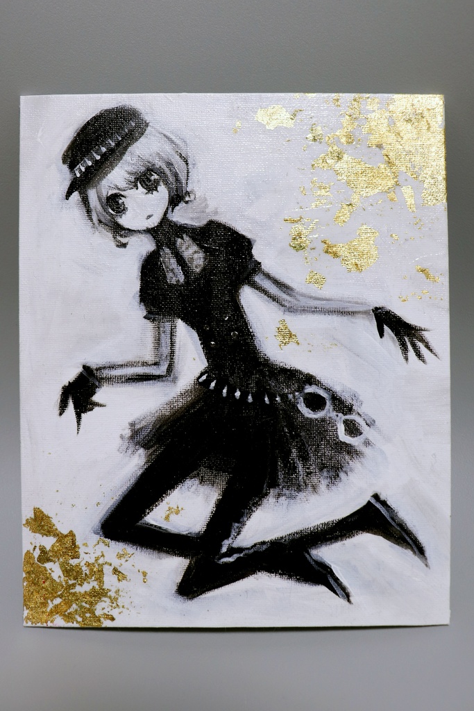 絵画「OshareK(細くてちっちゃいバージョン)」