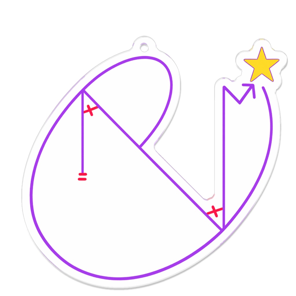 NPC　ロゴアクリルキーホルダー