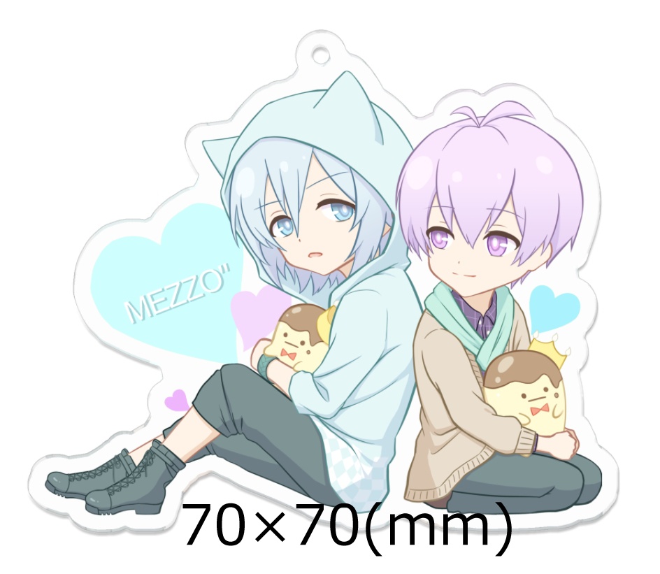 MEZZO"アクリルキーホルダー