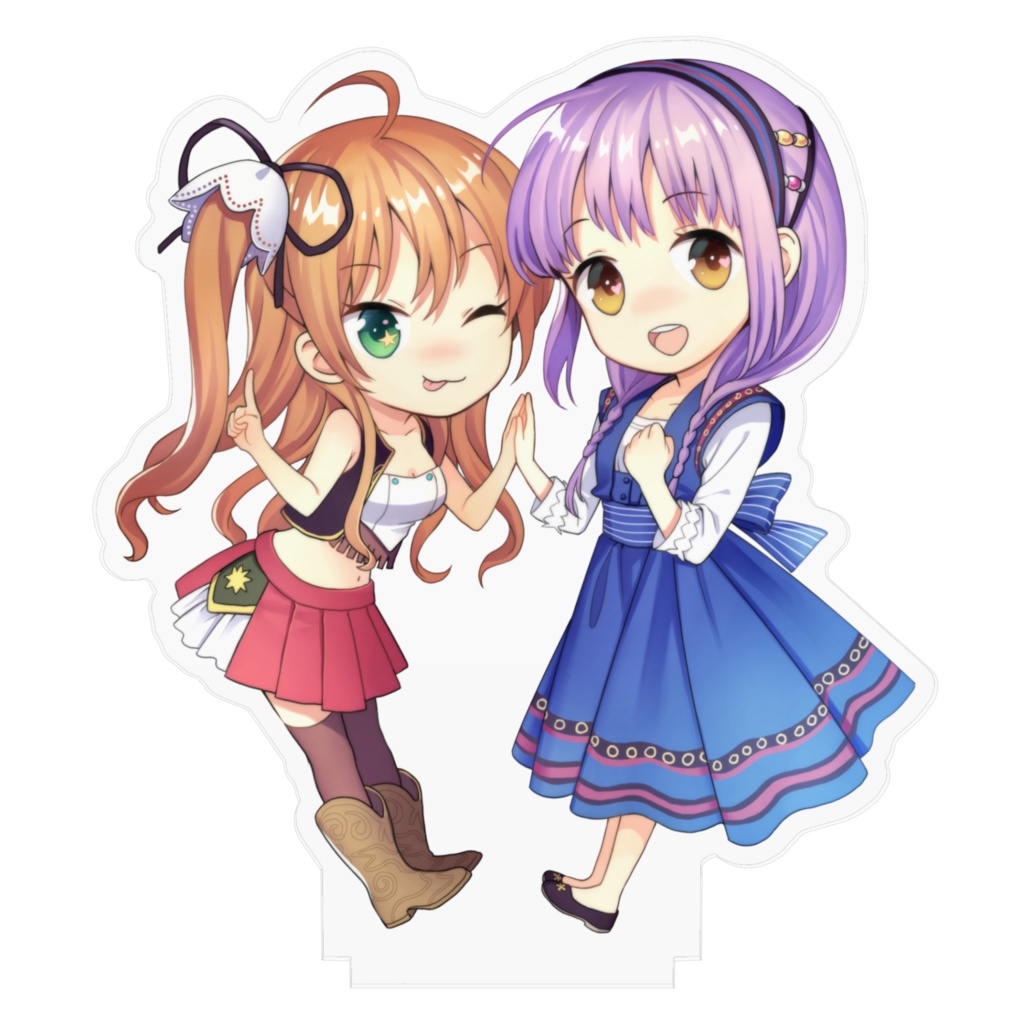 アクリルフィギュア(シリル&シャトリー)