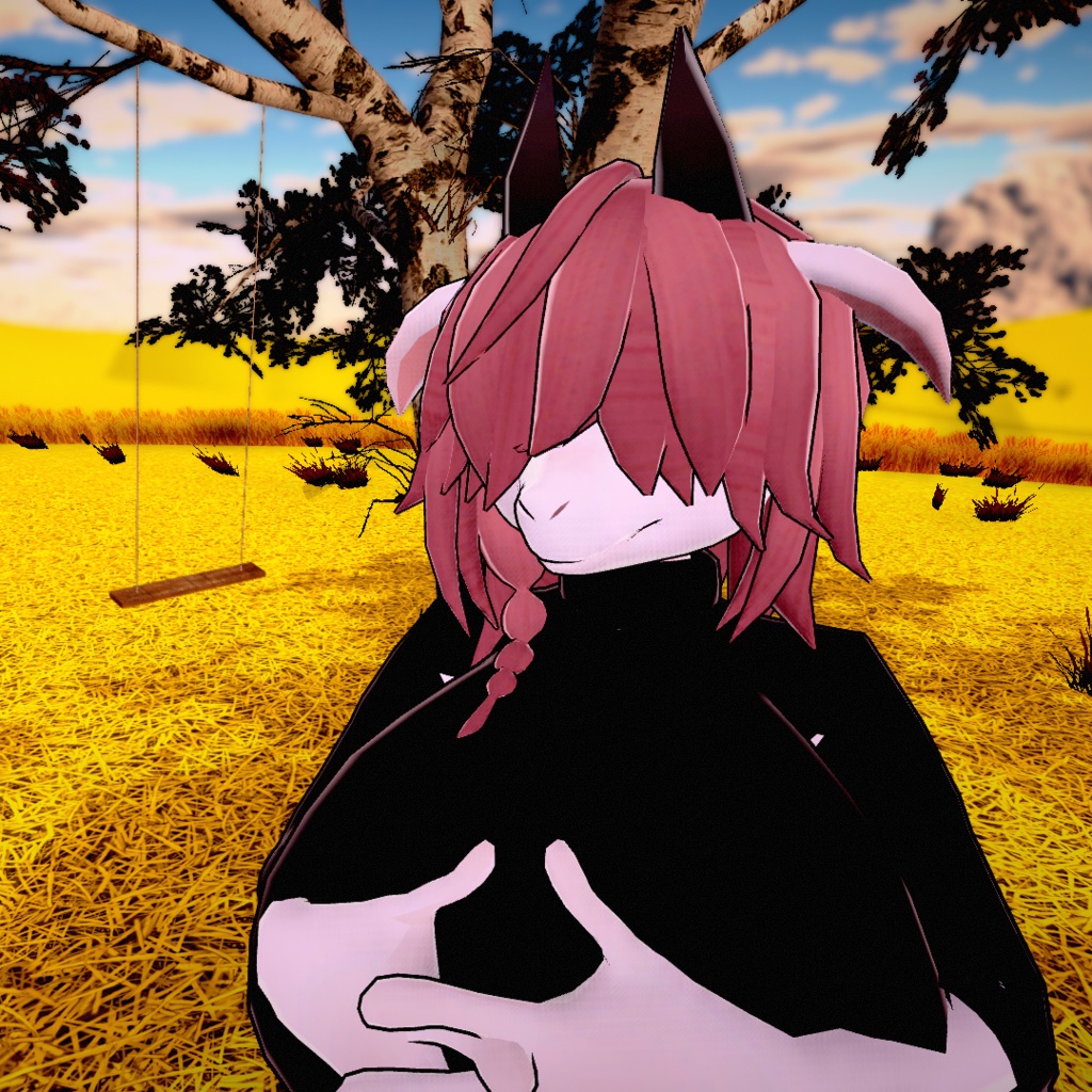 【VRChat想定3Dモデル】メスドラ【Quest対応】