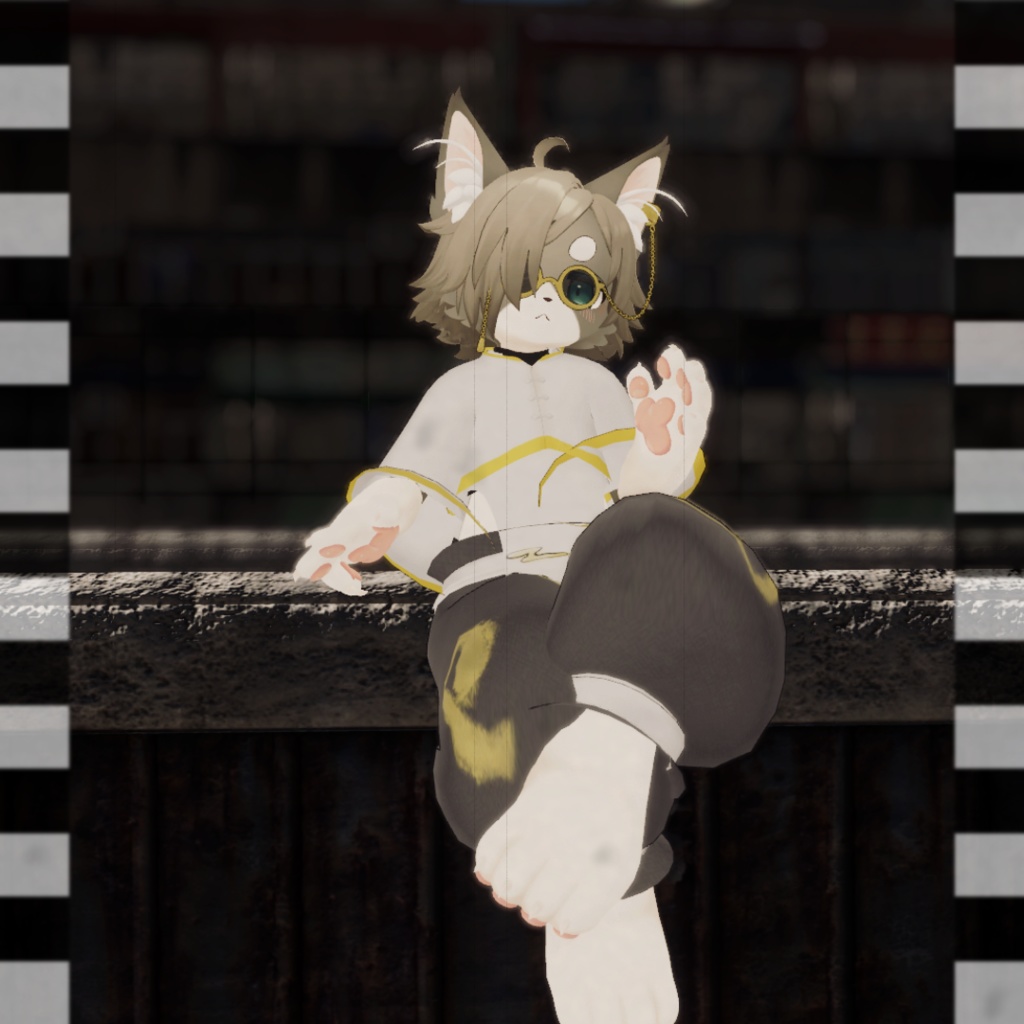 【リオ-Lio-対応】チャイナおにーさんセット【VRChat想定衣装】