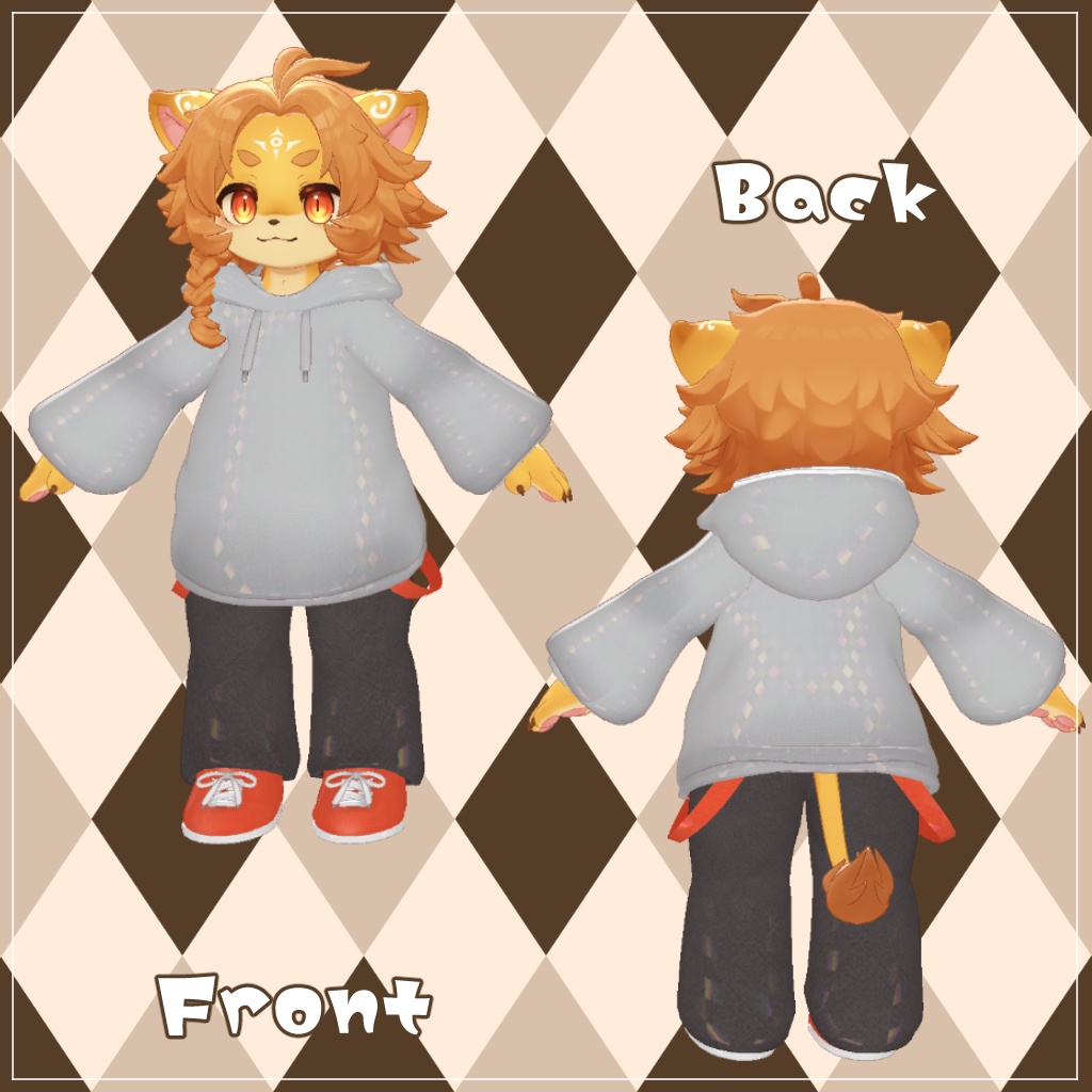 【Anwar2対応】だぼパーカー