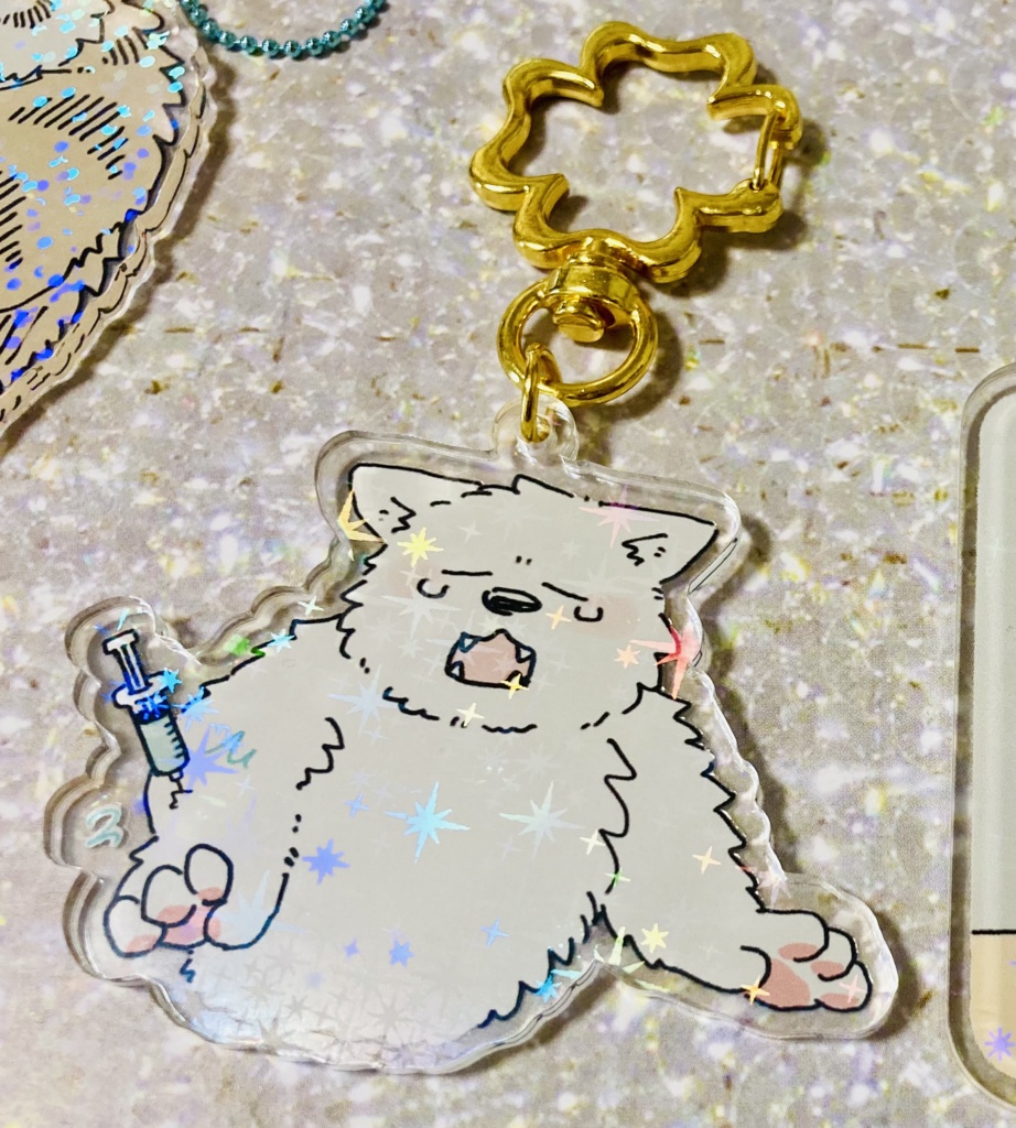 キラキラアクキー-注射