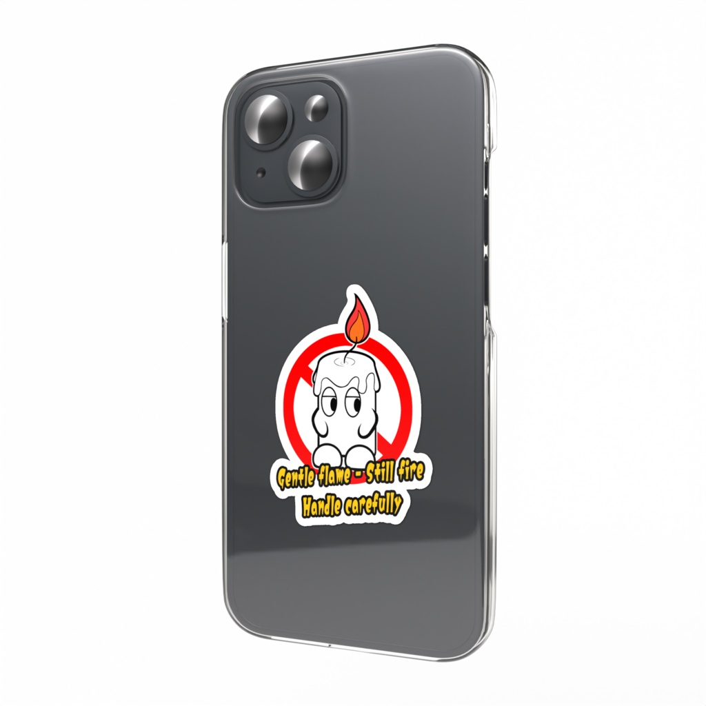 Gentle flameスマホステッカー