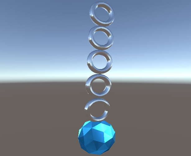 【VRChat想定】サファイアピアス【無料】