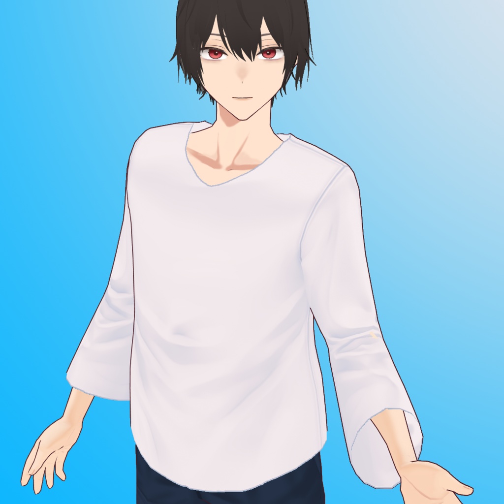 【無料】VRoid用メンズ夏コーデ Men's Summer Coordinate