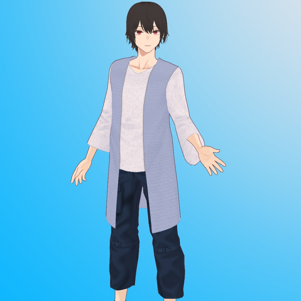 【無料】VRoid用メンズ夏コーデ Men's Summer Coordinate