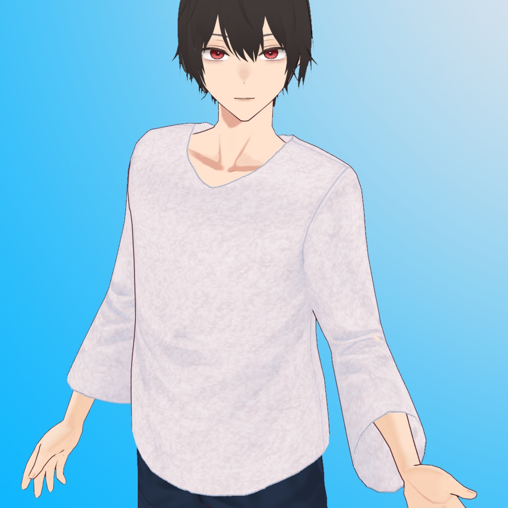 【無料】VRoid用メンズ夏コーデ Men's Summer Coordinate