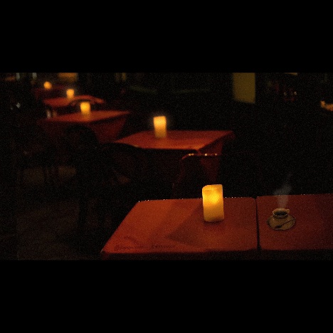 【フリー背景動画素材】夜の落ち着いたカフェ、喫茶店【無料ダウンロード可】