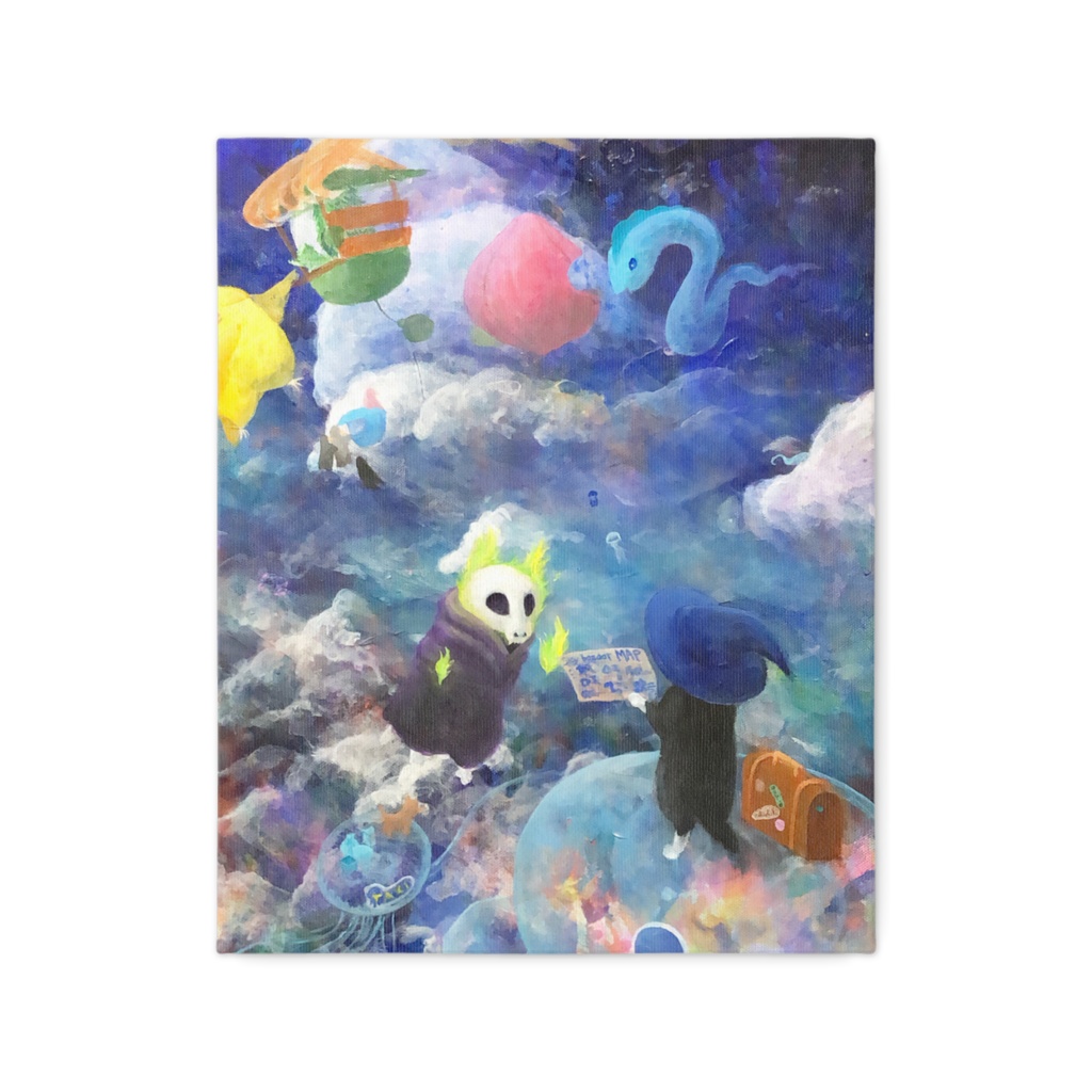 ◯「天空バザール」複製キャンバス