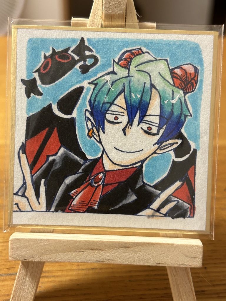 豆色紙　オクモくん　一人