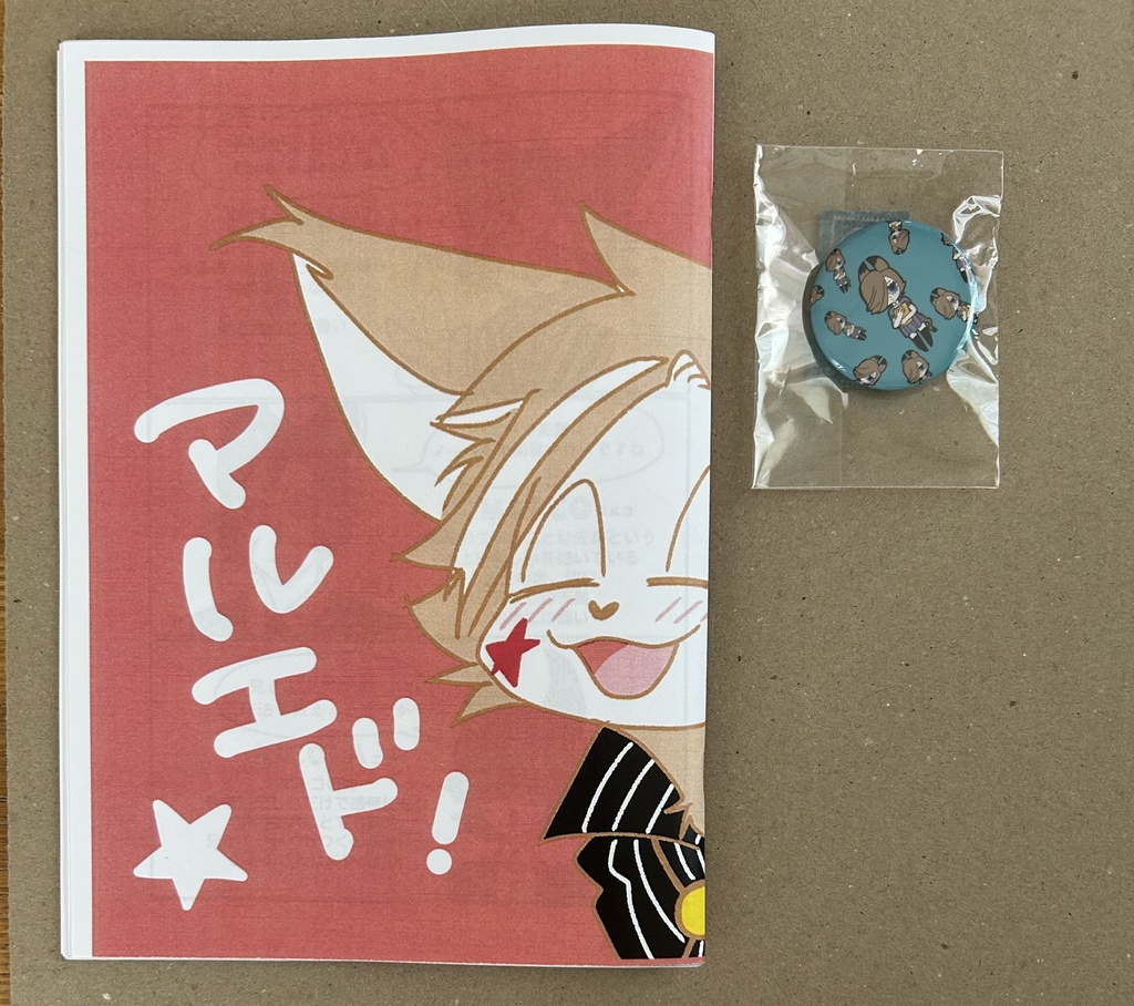 『マルエド！』ニコラちゃん缶バッヂセット