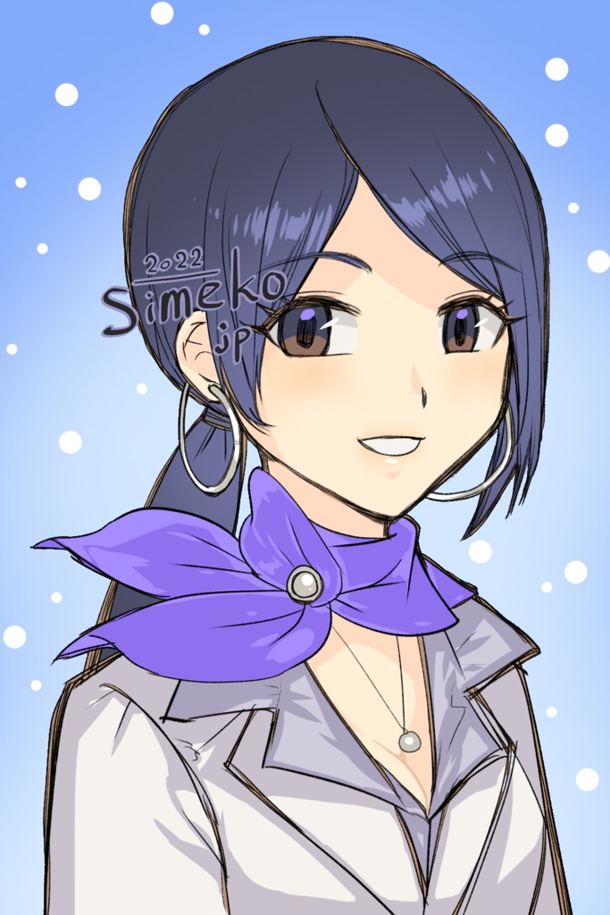 02キスマークを隠す女性