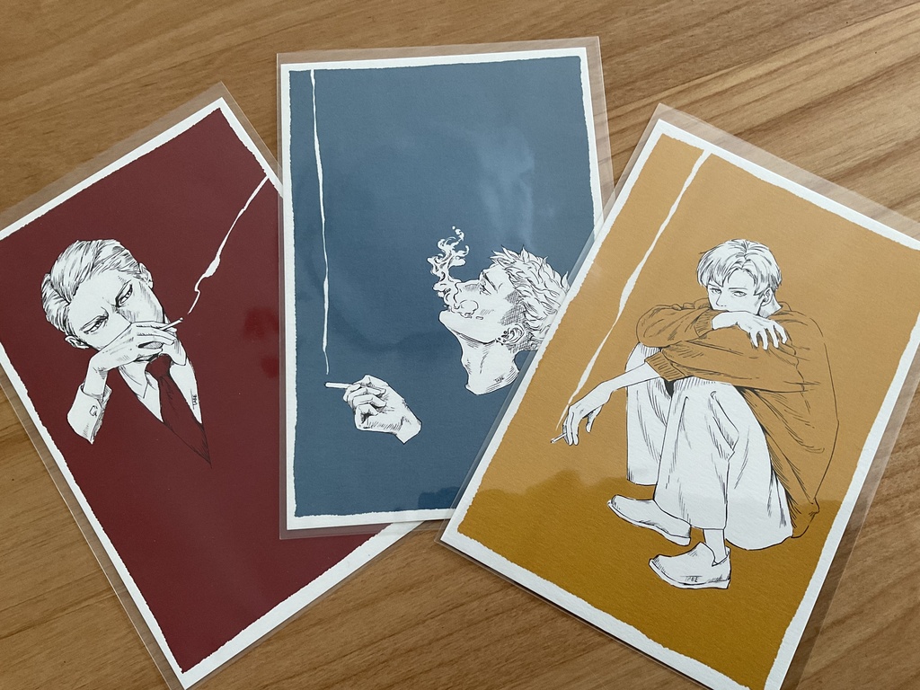 ポストカード cigarette