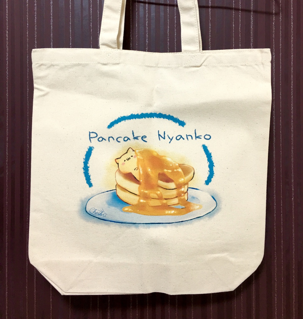 ほっとけーきにゃん トートバック ~うしろの丸がふえただけ~