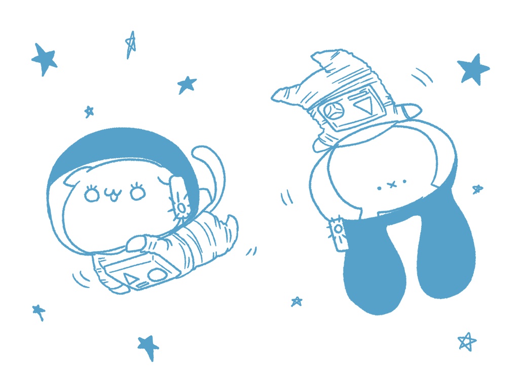 宇宙ぺぺぺとまーちパーカー