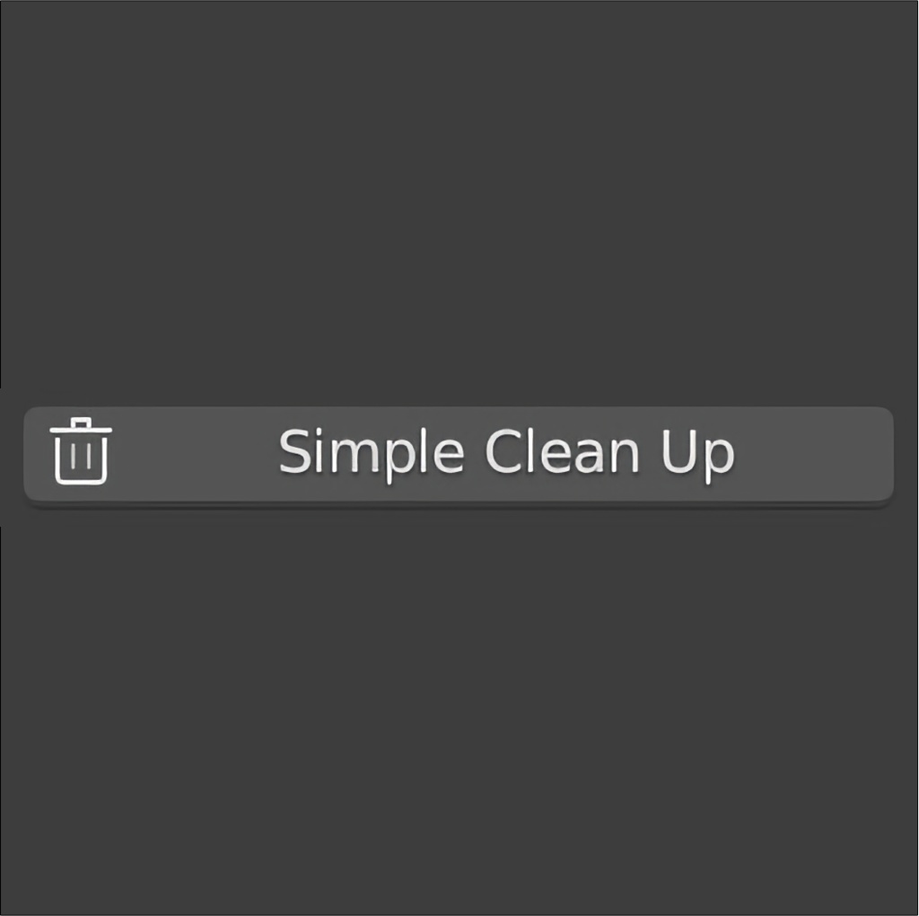 ちゃちゃっとメッシュをキレイにするBlenderアドオン「SimpleCleanUp」