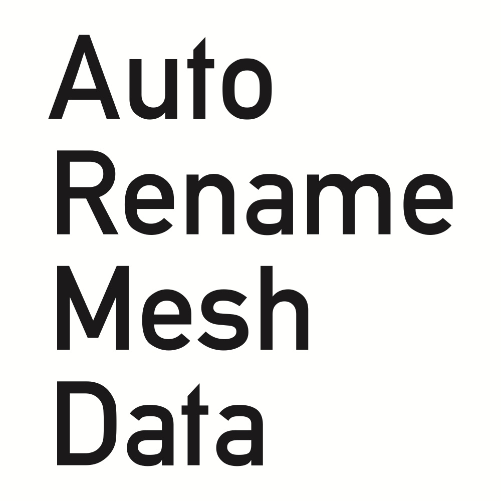 【無料】自動でメッシュデータ名をメッシュ名で上書きするBlenderアドオン「Auto Rename Mesh Data」