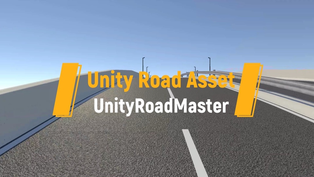【Unity対応】 日本風ローポリ道路素材 『UnityRoadMaster』(フルセット)