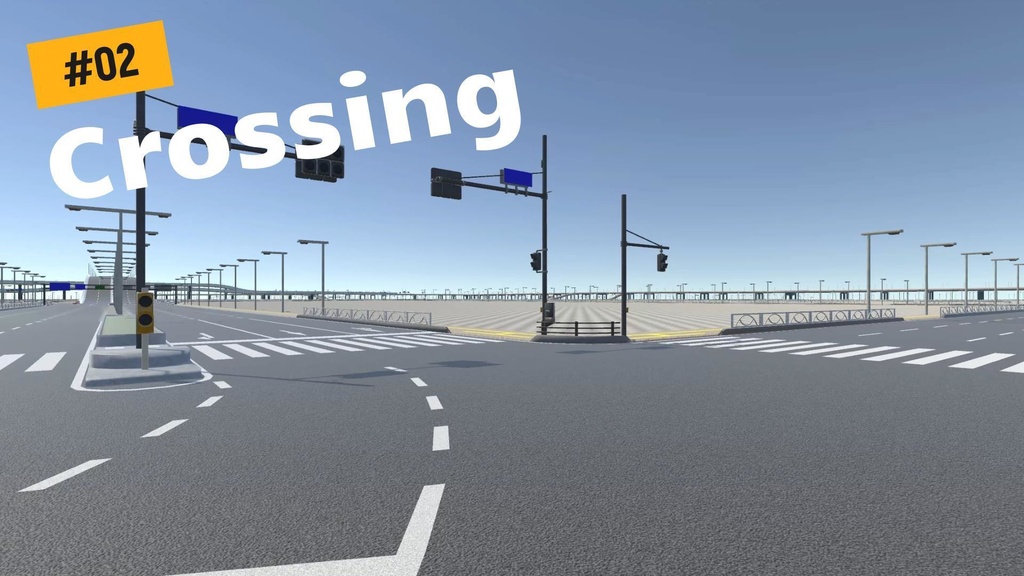 【Unity対応】 日本風ローポリ道路素材 『UnityRoadMaster』(フルセット)