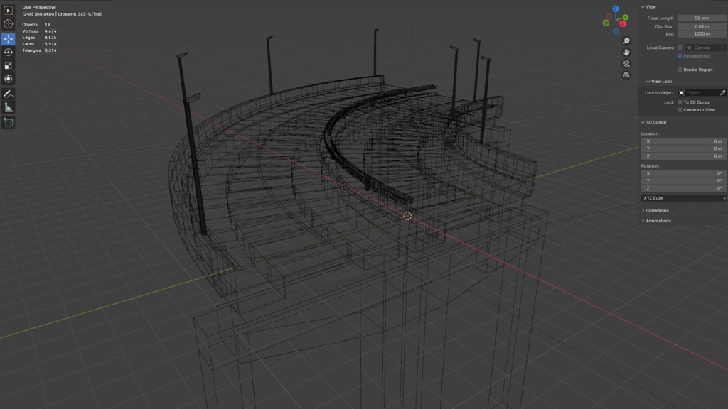 【Unity対応】 日本風ローポリ道路素材 『UnityRoadMaster』(フルセット)