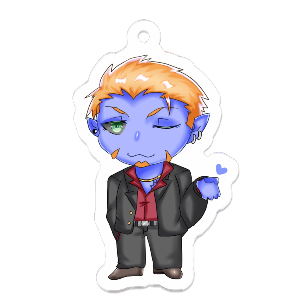 鬼いさんのミニキャラアクリルキーホルダー(通常)