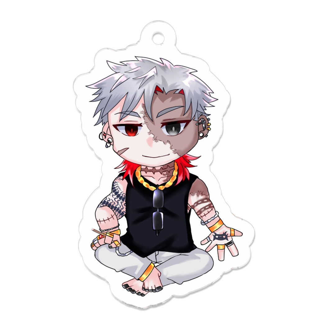 司祭様のアクリルキーホルダー(夏)