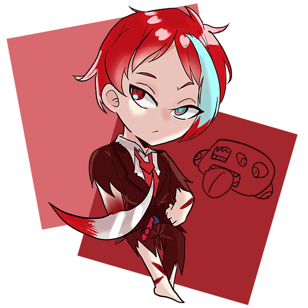 【LC】何もない擬人化 アクリルキーホルダー