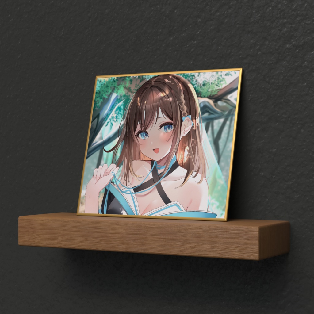 『森の中で…』ミニ色紙