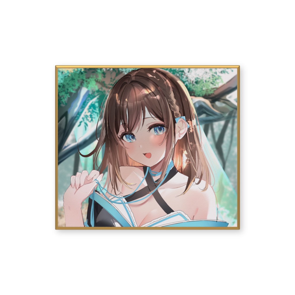 『森の中で…』ミニ色紙